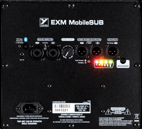 EXM Mobile Sub - EXM Battery-Powered Subwoofer | Yorkville Sound